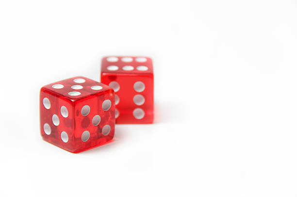 trick dice stock photo