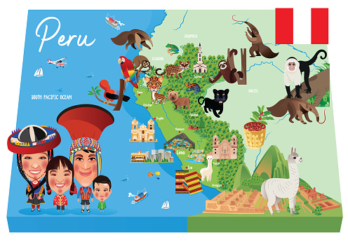 PERU TRAVEL MAP
Cartoon map of PERU I have used http://legacy.lib.utexas.edu/maps/world_maps/world_physical_2015.pdf