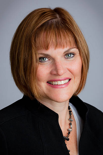 istock Smiling Stylish Business Woman 147660548