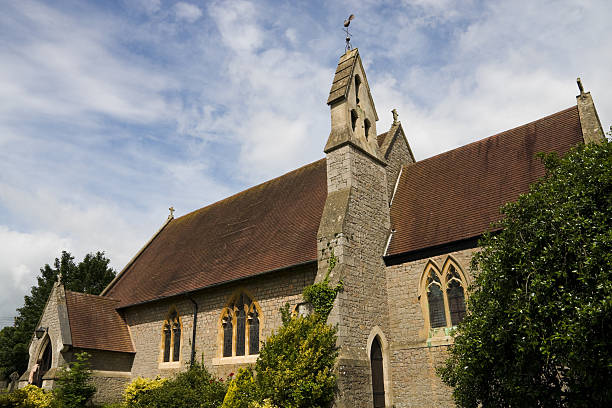 St.Luke's Church, Tutshill, UK stock photo