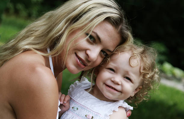 istock Young mother with daughter 147661032
