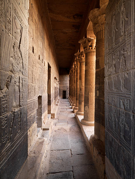 istock Corridor of Philae Temple 147661434