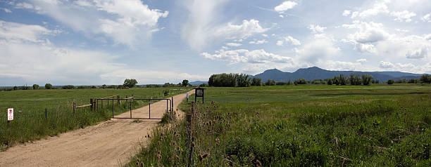 Boulder open space stock photo