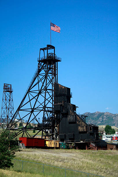 Butte Mine stock photo