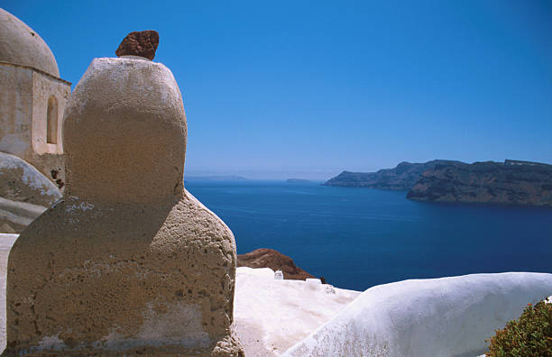 istock Stone chimney, Greek islands 147662239