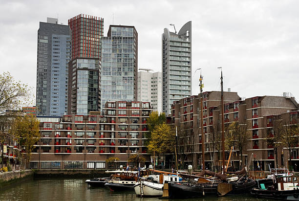 istock Urban landscape of Rotterdam, Netherlands 147663304