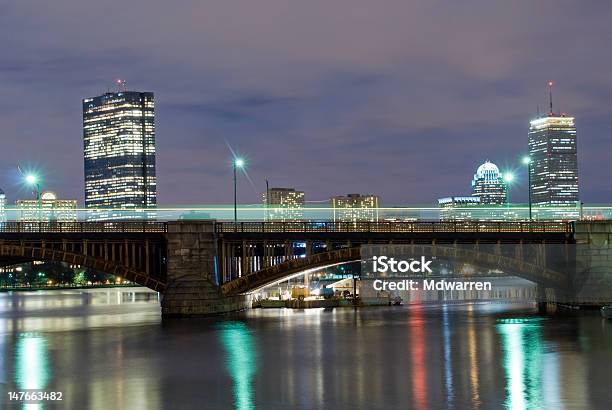 Night In Boston Stockfoto und mehr Bilder von Abenddämmerung - Abenddämmerung, Architektur, Atlantik