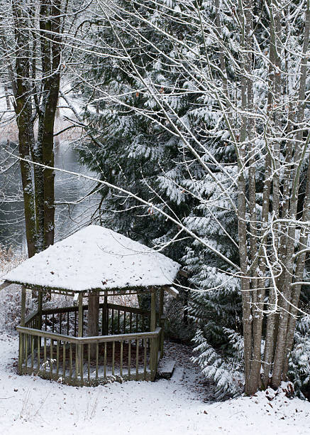 Belveder na Neve - fotografia de stock