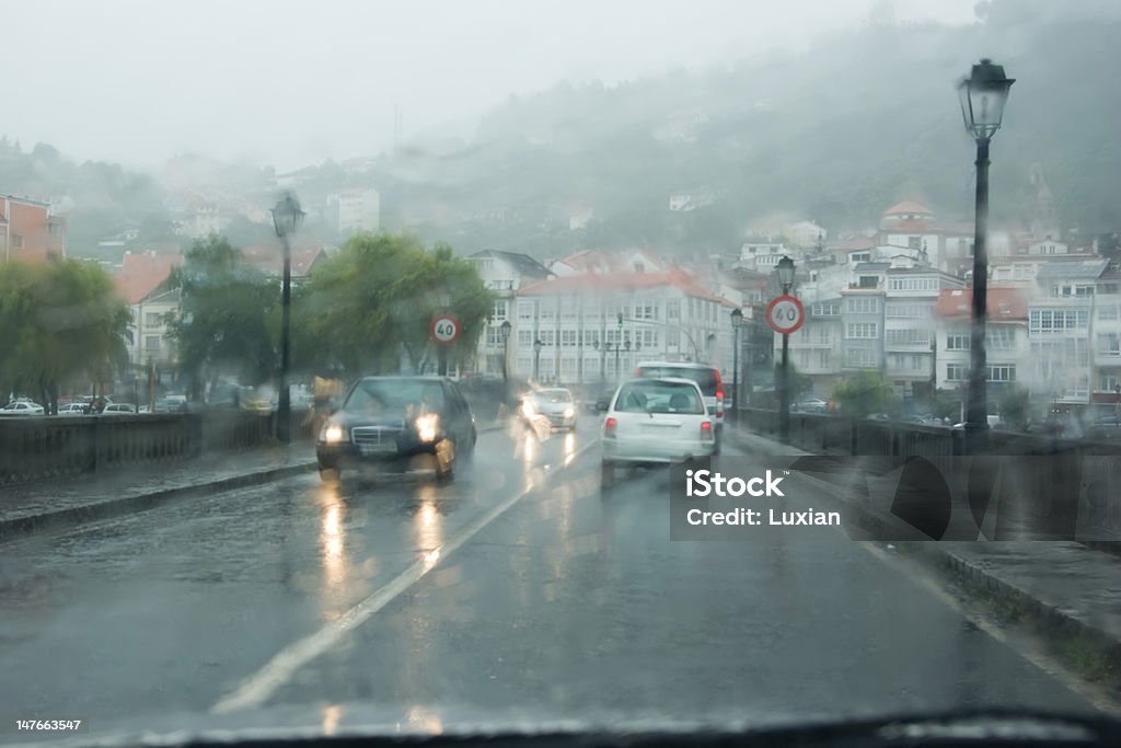 Raining - Lizenzfrei Ampel Stock-Foto
