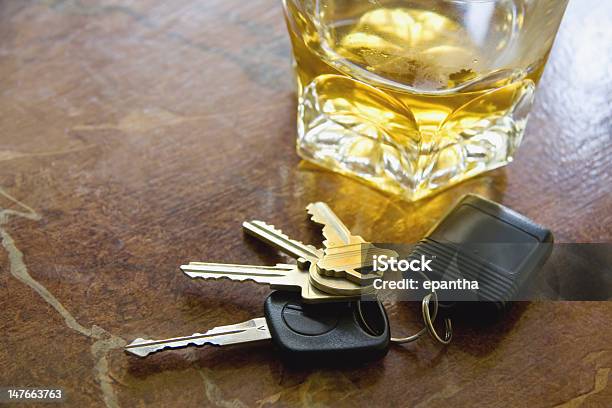 Keys And Drink Stock Photo - Download Image Now - Addiction, Alcohol - Drink, Alcohol Abuse