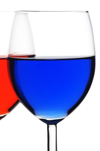 blue and red stock photo