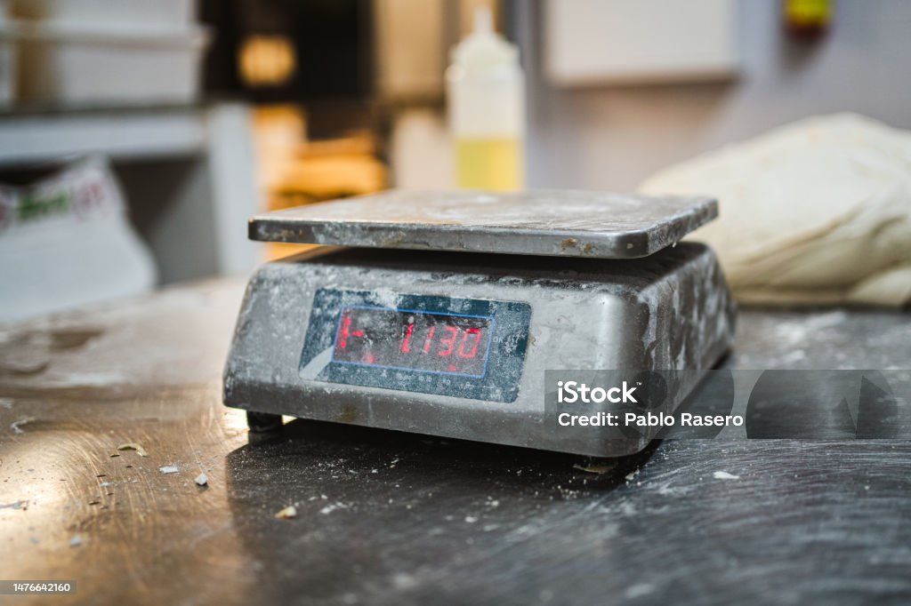 Baking Scale Remove Background Kitchen Scale Used In A Bakery Stock Photo - Download Image Now ...