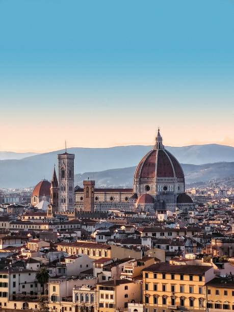 イタリア、フィレンツェの街 - cityscape color image vertical nobody ストックフォトと画像