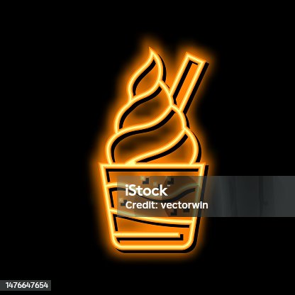 istock yogurt ice cream neon glow icon illustration 1476647654