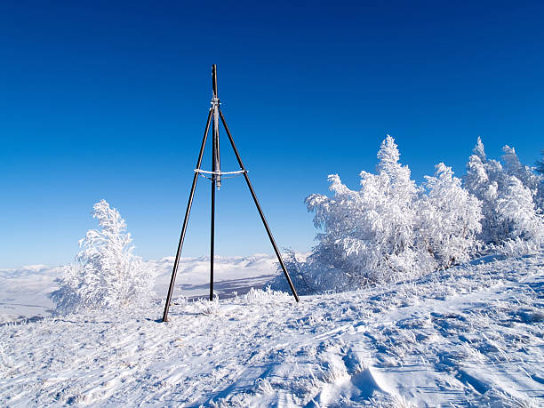 istock tripod and winter wood 147665129