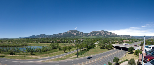Panorama of the Boulder valley