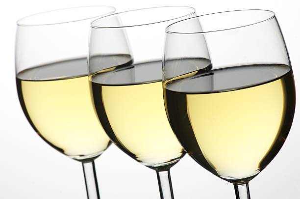 White wine stock photo