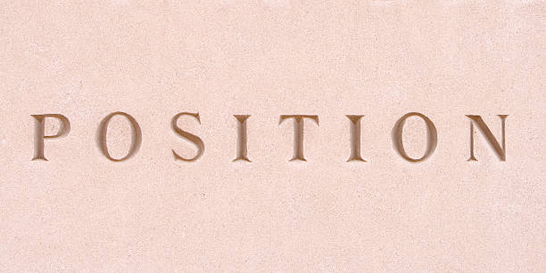 istock Word "Position" Carved in Sandstone 147667476