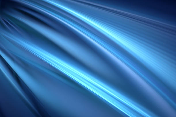 istock Abstract background with curved lines in various blue tones 147667872