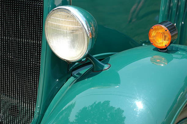 istock Vintage Green Pickup Truck 147667933