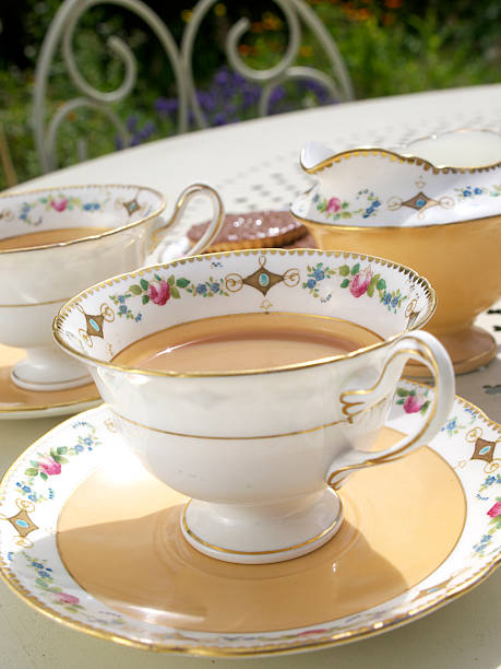 istock Tea and biscuits in the garden. 147669219