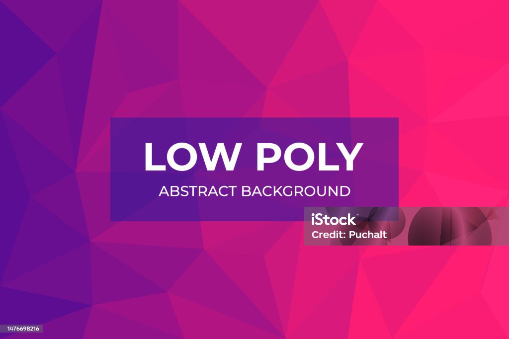 Low Bit Background Abstract Low Poly Background Stock Illustration - Download Image Now ...