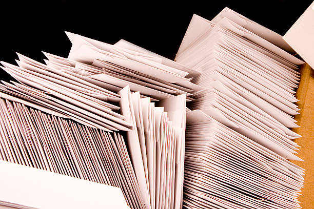 Stack of Mail Stack of Mail junk mail photos stock pictures, royalty-free photos & images