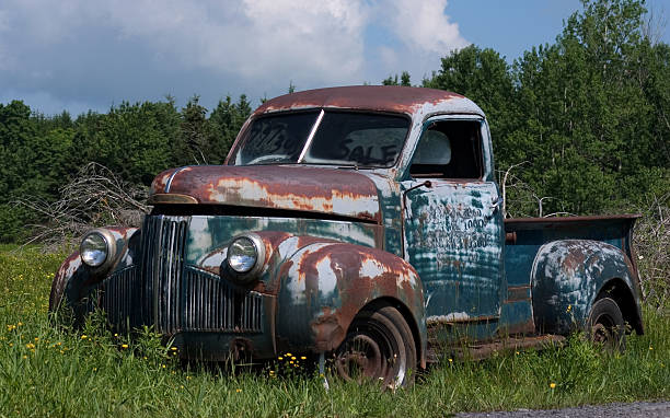 Old truck stock photo