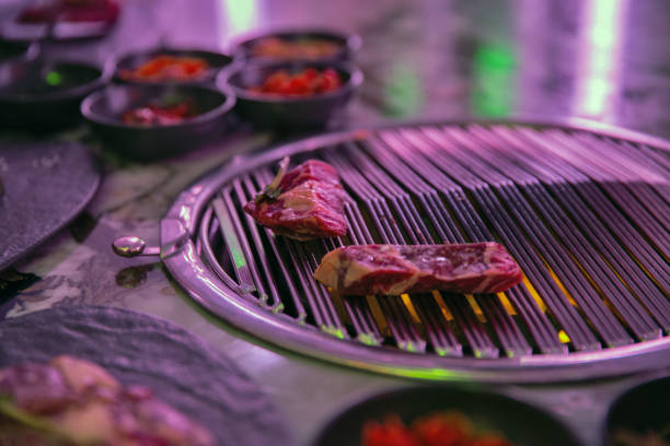 istock Sizzling Korean BBQ in the restaurant 1476713556