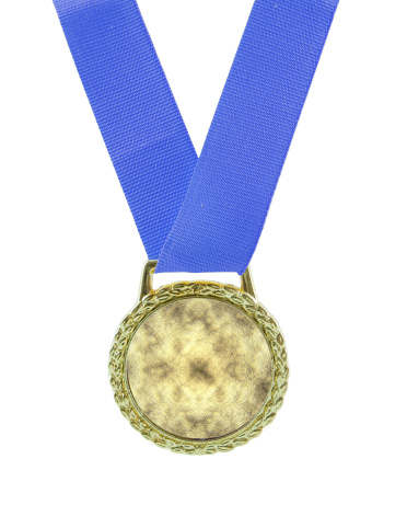 Gold medal with open space to put your own words or logo on - or just leave blank