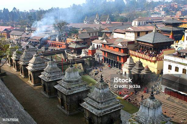 Mezquita Pashupatinath En Katmandú Nepal Foto de stock y más banco de imágenes de Pashupatinath - Pashupatinath, Aire libre, Bagmati