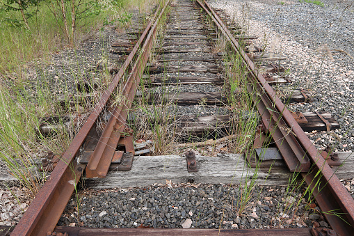 End of the old railway line - blind track