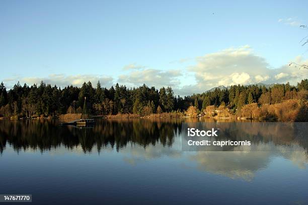 Lost Lagoon In Stanley Park Vancouver Stock Photo - Download Image Now - Bay of Water, Cloud - Sky, Day
