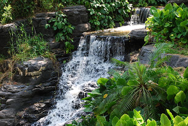 Small Soothing Waterfall stock photo