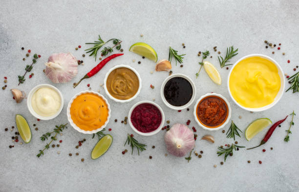 istock Different types of sauces in bowls 1476718821