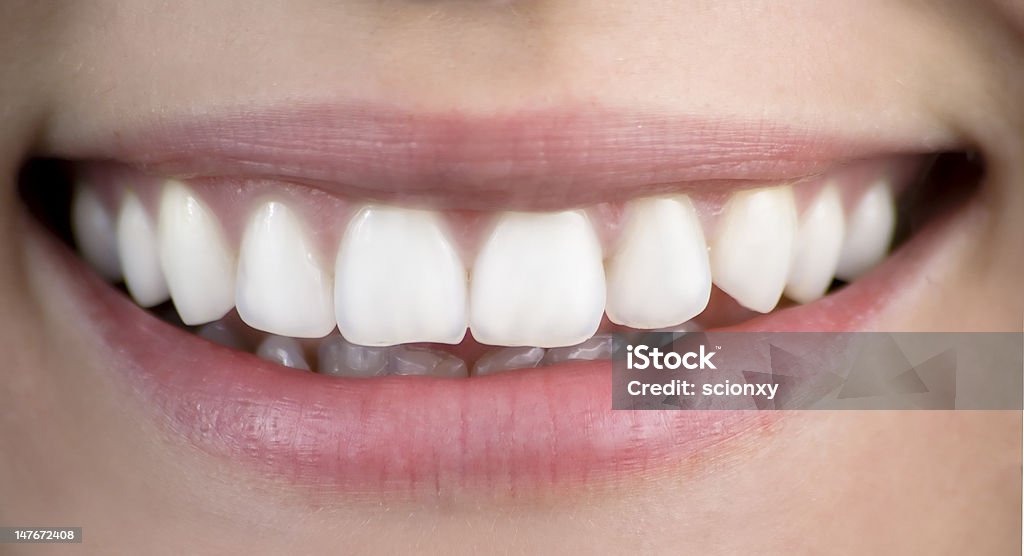 healthy smile a natural smile with white teeth Adult Stock Photo