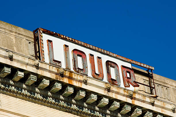 istock Liquor sign rusted 147672497