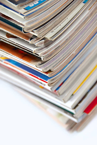 istock Bunch of used magazines 147673273