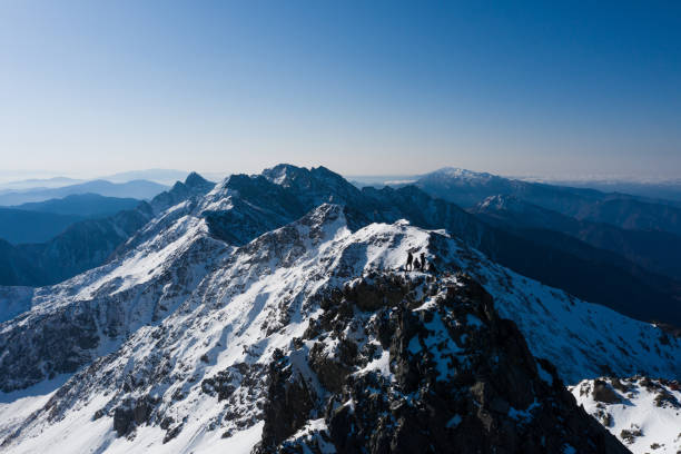 istock Ice mountain in the topview 1476733221