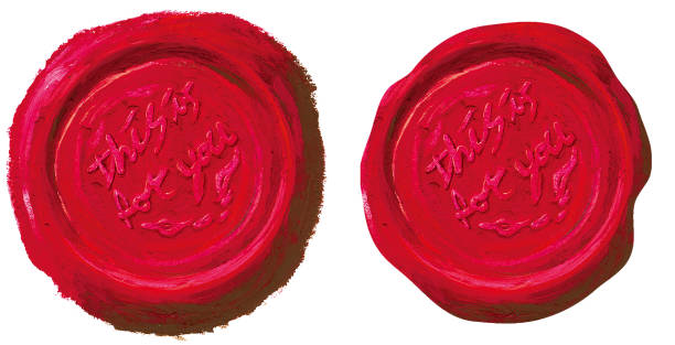 This is a high-quality scanned image that was hand-drawn and digitally processed, with the message \