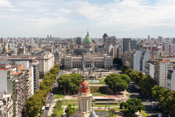 istock Buenos Aires Skyline with Congress Building 1476736853