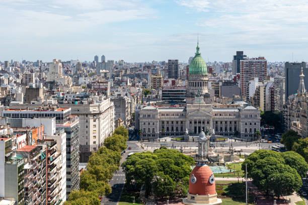 istock Buenos Aires Skyline with Congress Building 1476738194
