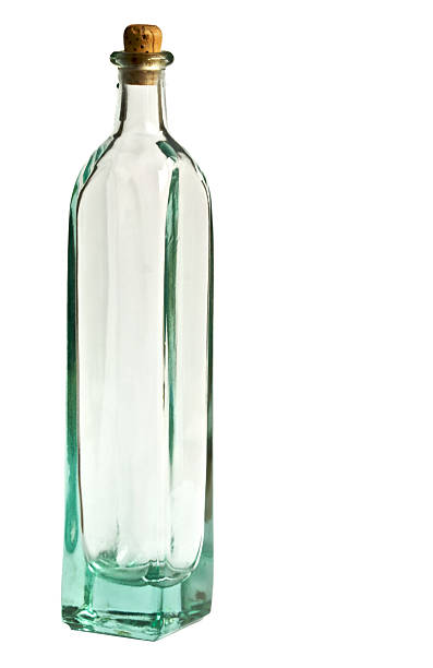istock Empty old-fashioned glass medicine bottle 147674391