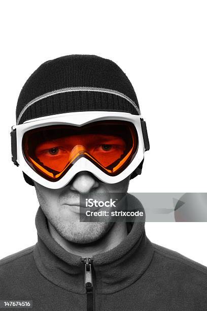 Ocultos Praticante De Snowboard - Fotografias de stock e mais imagens de Adulto - Adulto, Artigo para Olhos, Branco