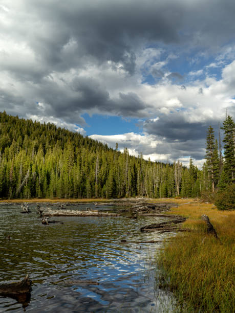 istock Beautiful mountain lake in Idahos wilderness 1476745308