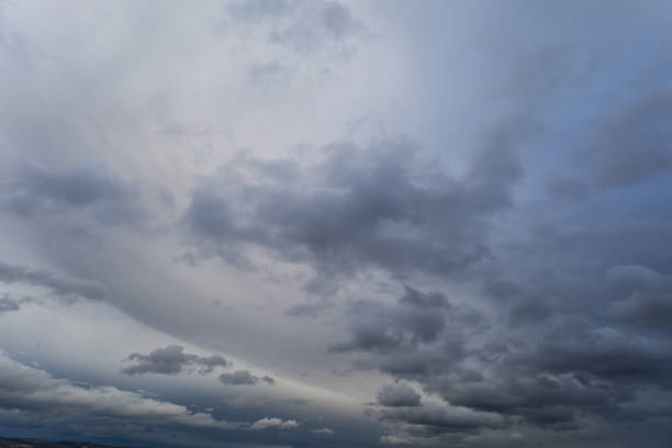 istock Sky with dramatic clouds. The sun shines through the clouds. The sky for exchange in the photo. 1476745315