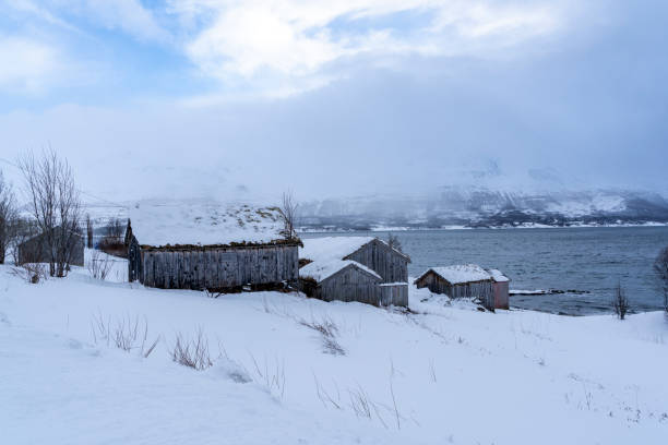 istock snowy landscape sunset time in tromso 1476746174