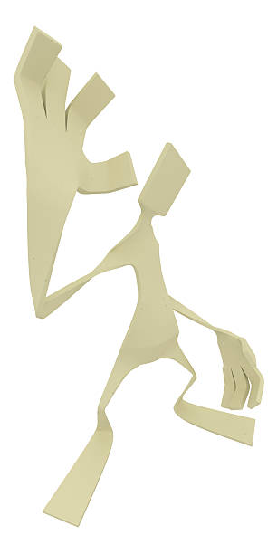istock Paperman, Giant Arm Raised 147675052
