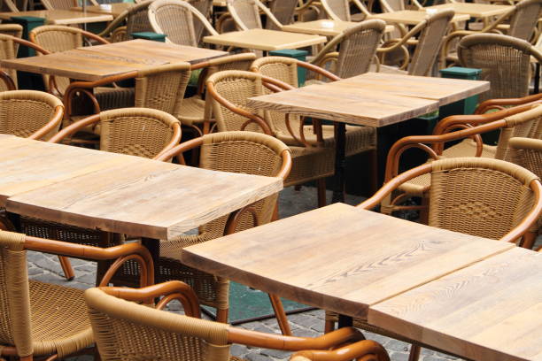 istock chairs and tables in an empty beer garden 1476751413