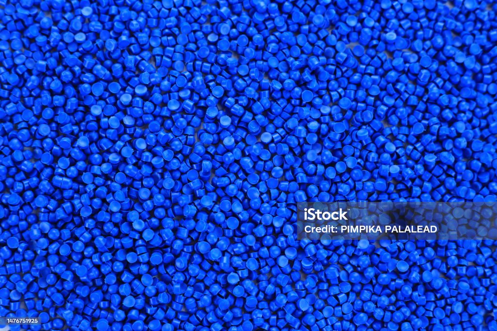 Pvc Compound Blue Closeup Of Blue Plastic Polymer Granules Polymer Plastic Compound ...